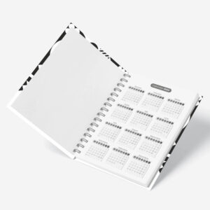 Agenda Black Geometric