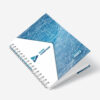 Agenda personalizata albastra