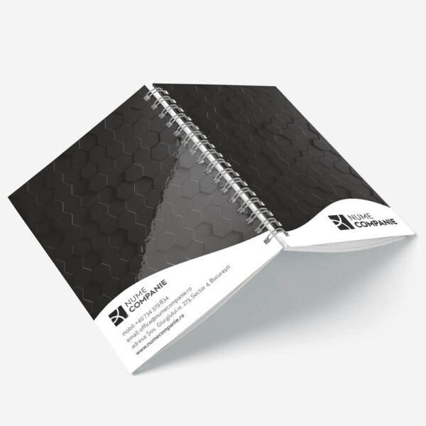 Agenda personalizata A5 Black Memo