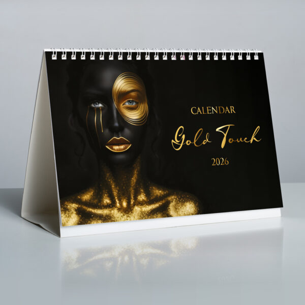 Calendar A5 Gold Touch coperta