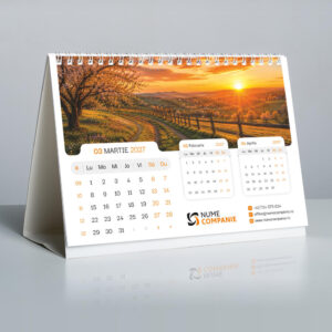 Calendar personalizat Golden Hour A5
