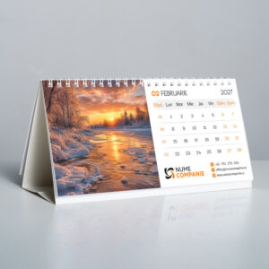 Calendar personalizat Golden Hour DL
