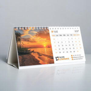 Calendar personalizat Golden Hour DL