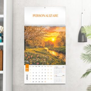 Calendar personalizat de perete Golden Hour