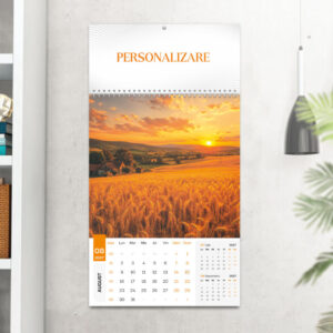 Calendar personalizat de perete Golden Hour