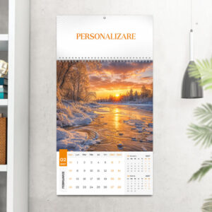 Calendar personalizat de perete Golden Hour