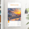 Calendar personalizat Golden Hour de perete - Ianuarie