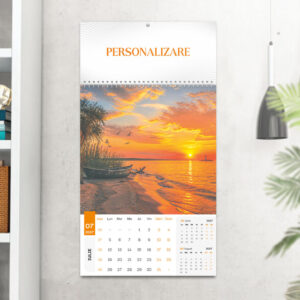Calendar personalizat de perete Golden Hour