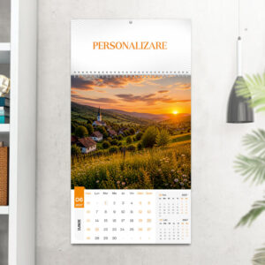 Calendar personalizat de perete Golden Hour