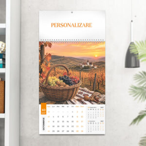 Calendar personalizat de perete Golden Hour