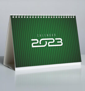 Calendar personalizat Business verde