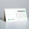 Calendar personalizat de birou verde