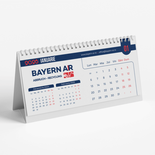 Calendare de birou personalizate