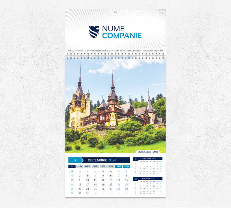 Personalizare calendar Romania