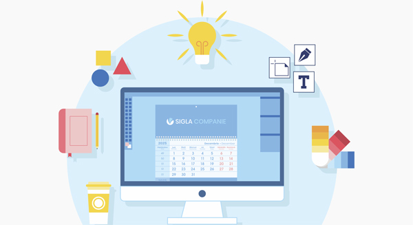 Personalizare calendare triptice